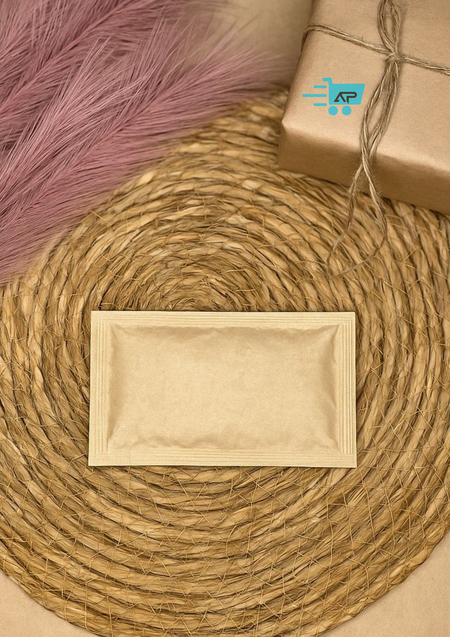 Kraft Baskısız Tek Kullanımlık Islak Mendil