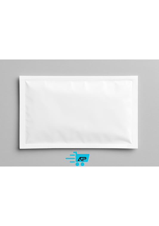 Beyaz Baskısız Tek Kullanımlık Islak Mendil