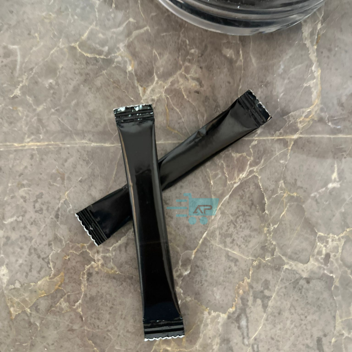 Siyah Baskılı, 3 gr Stick Şeker, Çubuk Şeker, Toz Şeker