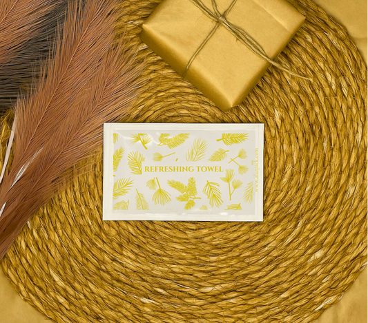 "Hijyenik Mendil" Baskılı Tek Kullanımlık Islak Mendil